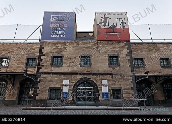 Deutsches Sport- und Olympia-Museum or German Sports and Olympic Museum, Rheinauhafen district, Cologne, North Rhine-Westphalia, Germany, Europe.