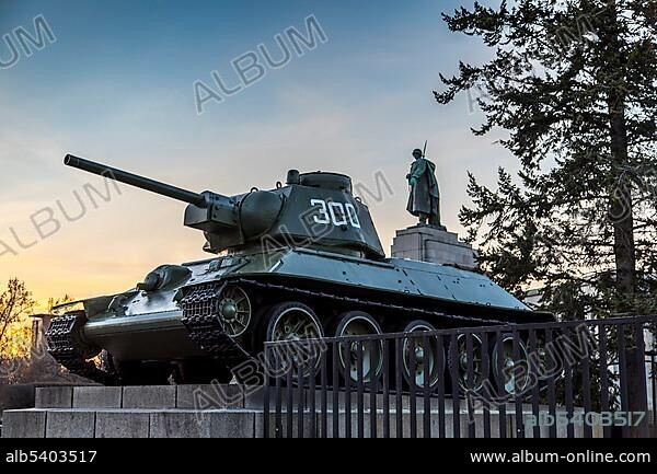 Monument to the Soviet Soldiers, at the Tiergarten, Berlin, Germany, Europe.