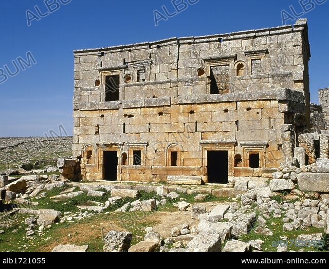 Syria. Dead Cities. Serjilla. Ancient city founded ca. 473