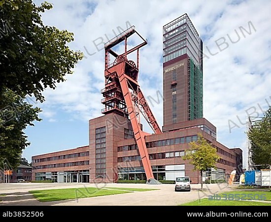 Former Nordstern Coal Mine Industrial Complex, administration building, Gelsenkirchen, Ruhr Area, North Rhine-Westphalia, Germany, Europe, PublicGround, Europe.