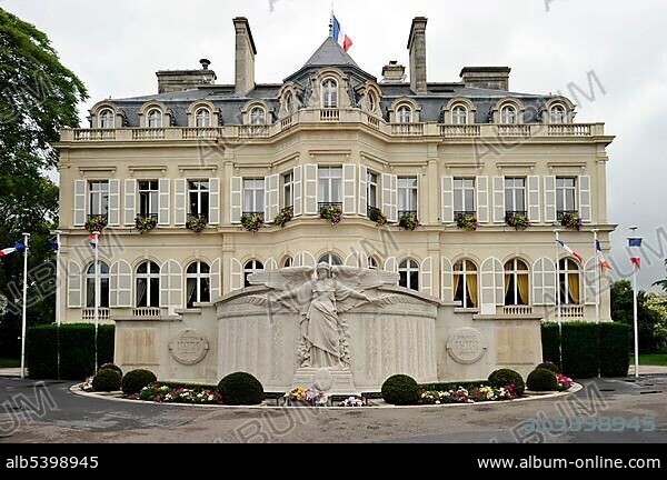 Hotel de Ville, town hall, Ã‰pernay, Champagne, Marne, France, Europe, PublicGround, Europe.