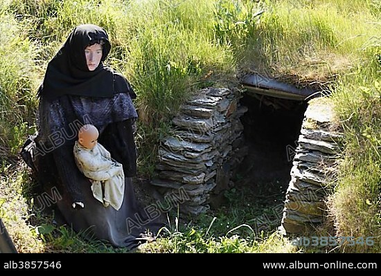 Doagh Famine Village Museum, Ballyliffin, Inishowen Peninsula, County Donegal, Ireland, British Isles, Europe.