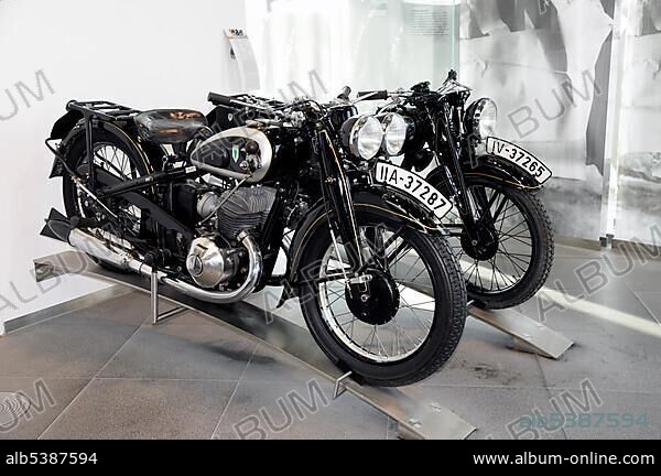 DKW SB 500, 2nd series, 15 hp, museum mobile, Audi World, Audi, Ingolstadt, Bavaria, Germany, Europe.