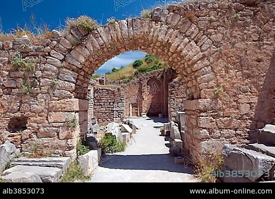 Antique city of Ephesus, Turkey, Western Asia, Asia.