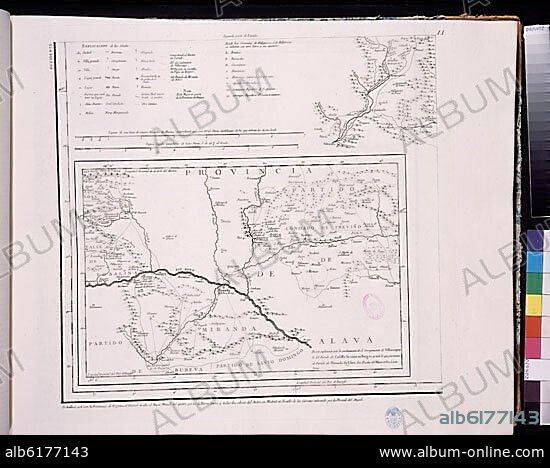TOMÁS LÓPEZ. MAPA QUE COMPRENDE EL PARTIDO (...) DE MIRANDA DE EBRO ... - 1774 - (2ª PARTE).