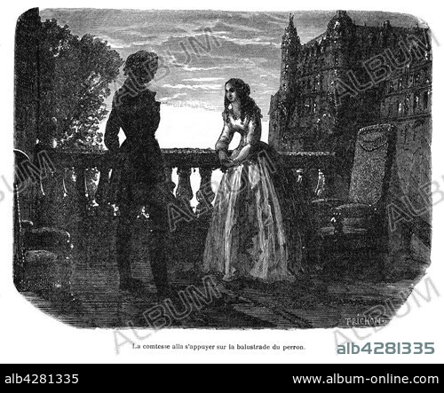 'Madame de Chamblay'. 19th century. Alexandre Dumas. Private collection.