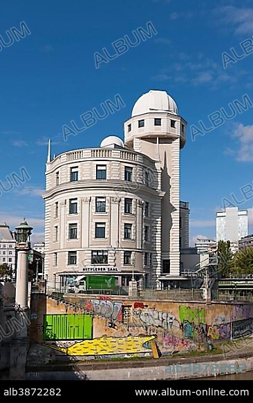 Urania, community college and observatory, Vienna, Austria, Europe.