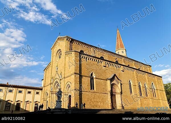 Arezzo Tuscany Italy. The Cathedral (Cattedrale dei Santi Pietro e Donato).