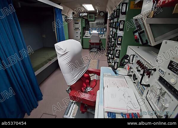 The underground launch control center for Minuteman II missiles, the site was deactivated after the Cold War, National Historic Site, Cactus Flat, South Dakota, USA, North America.
