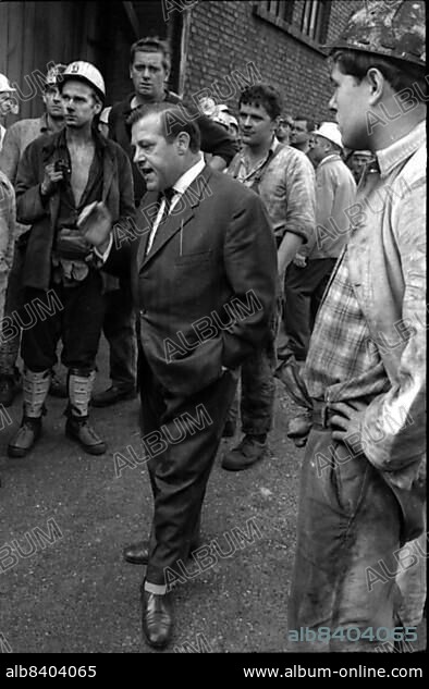 The miners' strike in Sept. 1969 went down in history as a wildcat strike because the strikers spontaneously stopped work, left their jobs underground and demonstrated through Dortmund with self-painted signs. A director of the colliery and the labour director tried to stop the miners from shutting down the coking plant.