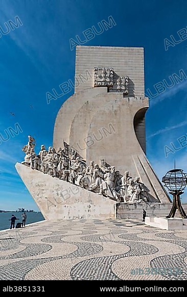 Padrão dos Descobrimentos, Monument to the Discoveries, Belém, Lisbon, Portugal, Europe.