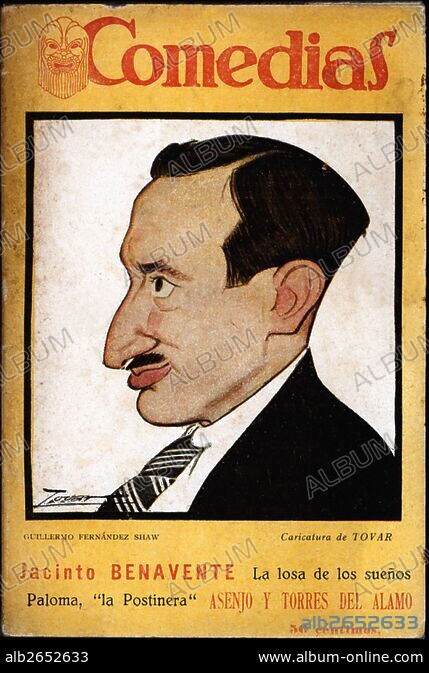 MANUEL TOVAR SILES. Portada de la publicación Caricatura de