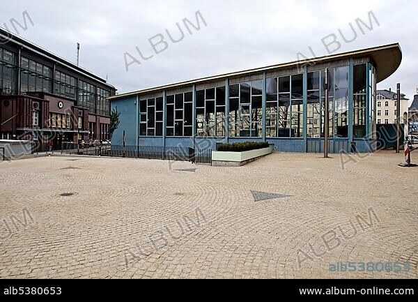 So-called Traenenpalast or Palace of Tears, former departure hall of the inner city border crossing point in the Friedrichstrasse station, Dorotheenstadt, Mitte district, Berlin, Germany, Europe.