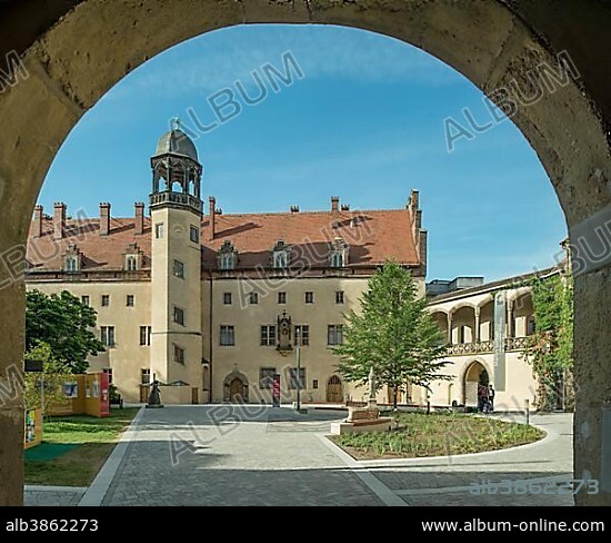 Lutherhaus and Augusteum, Museum of the Reformation History, UNESCO World Heritage site, Luther city Wittenberg, Saxony-Anhalt, Germany, Europe.