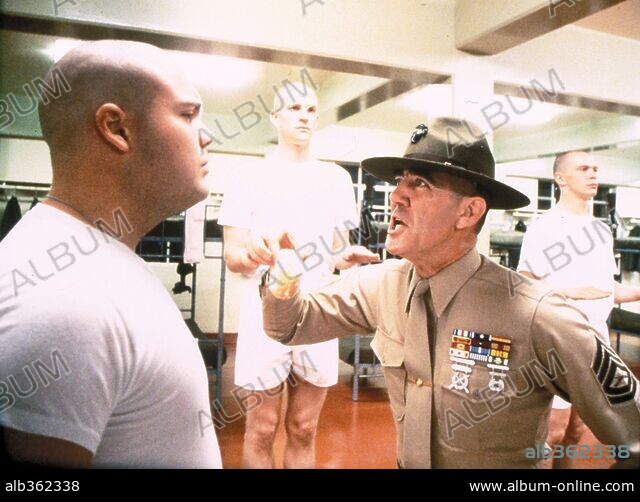 R. LEE ERMEY and VINCENT D'ONOFRIO in FULL METAL JACKET, 1987