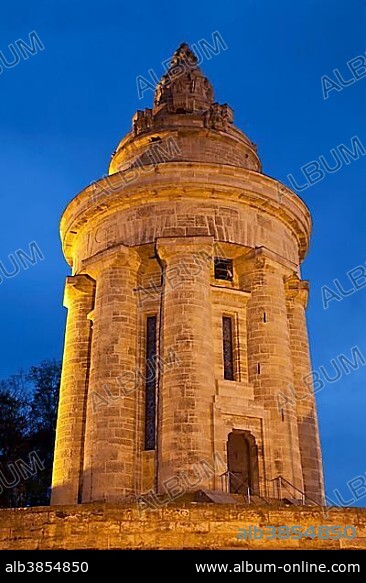 Burschenschaftsdenkmal, Monument to the Student Fraternities, Thüringer Wald, Eisenach, Thuringia, Germany, Europe.