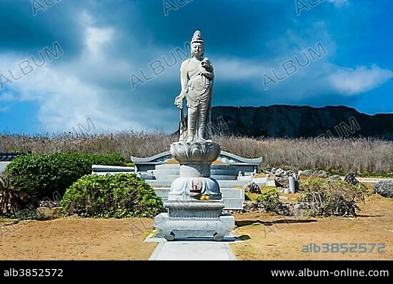 World War II memorial at the Banzai Cliffs, Saipan, Northern Mariana Islands, Oceania.