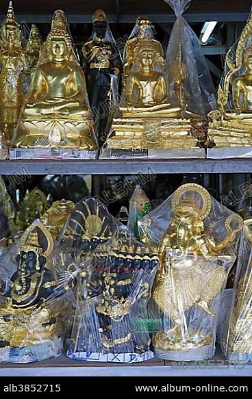 Amulet market, Bangkok, Thailand, Asia.