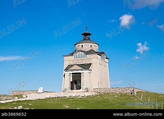 Empress Elisabeth Memorial Church or Elisabeth Church on Schneeberg mountain, Puchberg am Schneeberg, Vienna Alps, Lower Austria, Austria, Europe.