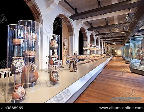 Exhibition room, Tropenmuseum ethnographic museum, Amsterdam, The Netherlands, Europe.