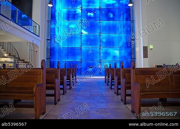 Interior of the Marktkirche, Essen, North Rhine-Westphalia, Germany, Europe.