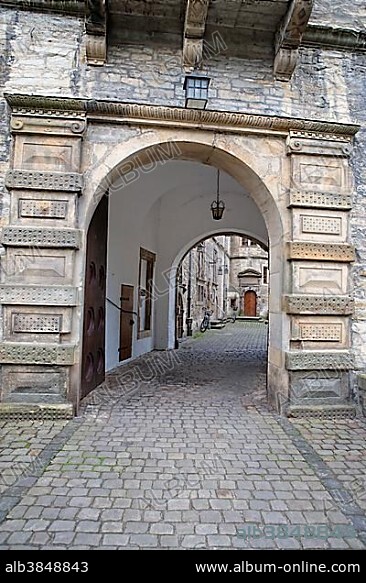 Wewelsburg, triangular castle, former Nazi cult site, now a youth hostel and museum of local history, Bueren, North Rhine-Westphalia, Germany, Europe.