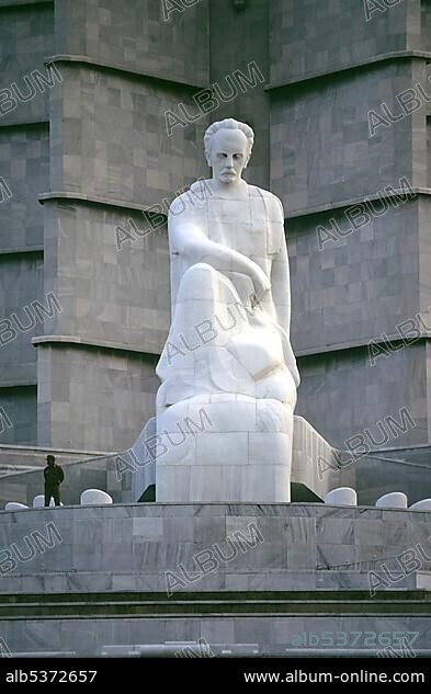 Plaza de la Revolucion, monumento Jose Marti, Havana, Cuba.
