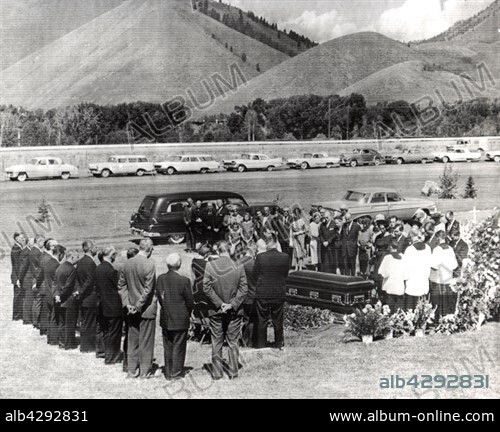 Funeral of Ernest Hemingway (1899-1961). 1961. United States.