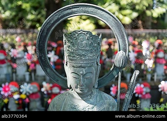 Unborn Children Garden, Zojoji Temple, Tokyo, Japan, Asia.