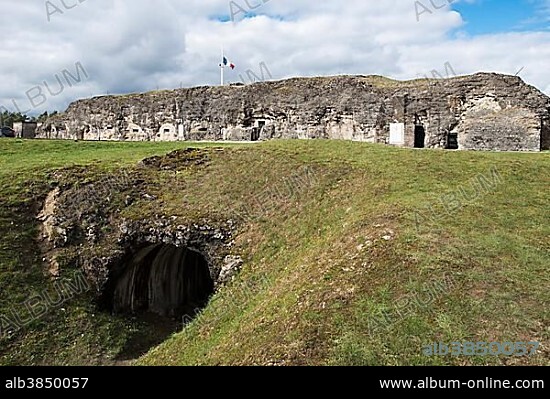 Fort de Vaux, Memorial and Museum, Battlefield of Verdun, First World War, Verdun, Grand Est, France, Europe.