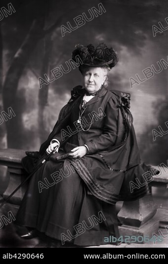Isabel, Princess Imperial of Brazil (1846-1921), countess of Eu by her marriage in 1864 with Gaston of Orleans (1842-1922), count of Eu.. c.1920. Boissonnas and Taponier Photo. Photo12.com - Coll. Taponier.