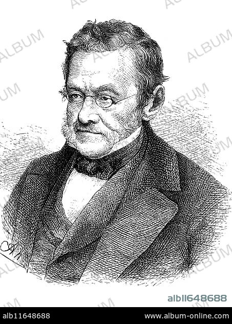 Charles Sealsfield, real name Carl Anton Postl, 3 March 1793, 26 May 1864, was an Austrian-American writer, Historical, digital reproduction of an original 19th-century work.