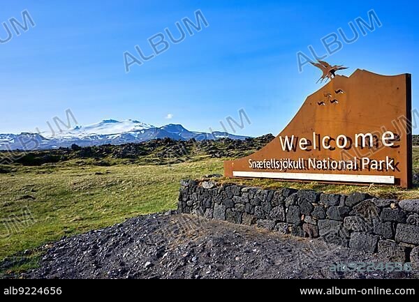 Snaefellsjokull National Park. Snaefellsnes peninsula. Iceland.