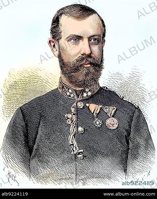 Archduke Johann Salvator of Austria, Johann Salvator, Giovanni Salvatore, 1852, 1911, was a member of the Tuscan branch of the House of Habsburg-Lorraine. He was Archduke and Prince of Austria, Prince of Hungary, Bohemia and Tuscany, Historical, digitally restored reproduction from a 19th century original.