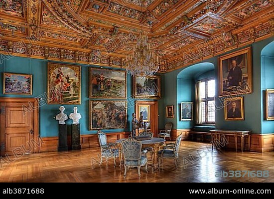 Frederiksborg Castle, interior, Hillerød, Denmark, Europe.