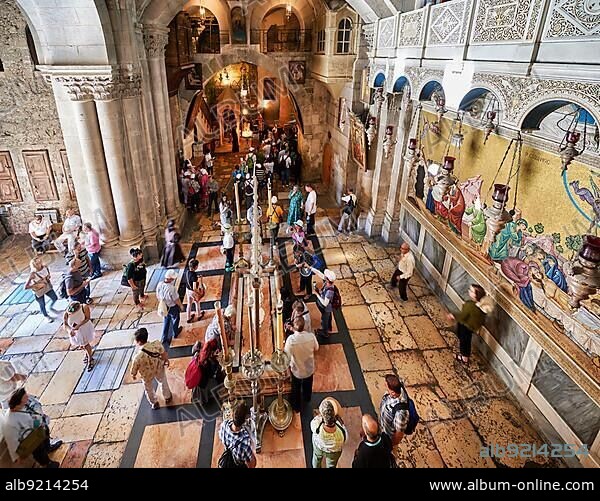 Jerusalem Israel. The church of the Holy Sepulchre.