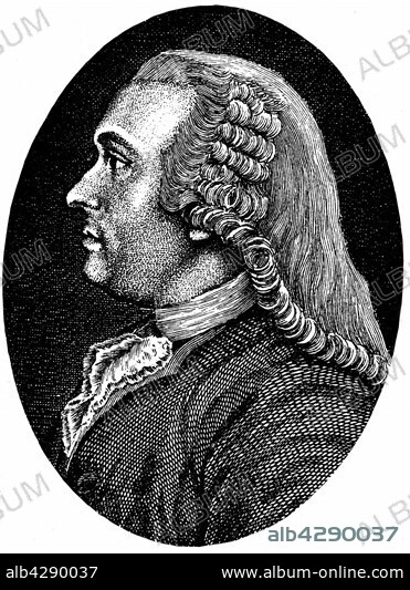 Anne Robert Jacques Turgot (1727-81) French statesman and economist. Engraving.