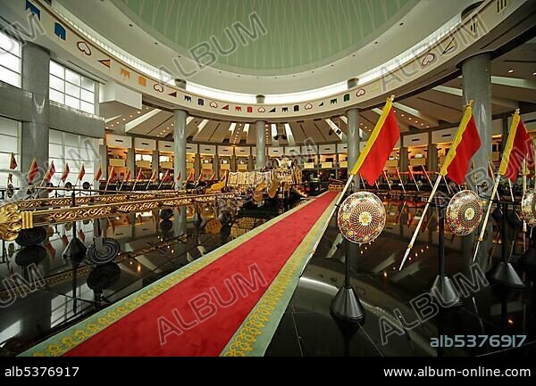 Royal Treasury, Royal Regalia Museum in the capital city, Bandar Seri Begawan, Brunei, Asia.