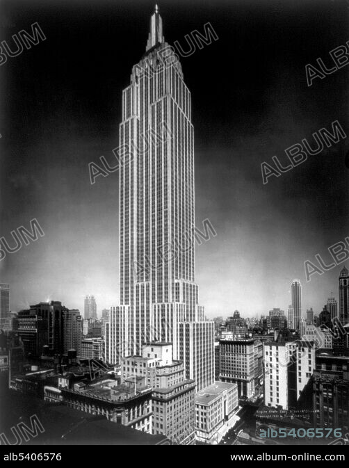 Empire State Building ArtDeco with Light｜アンティーク雑貨