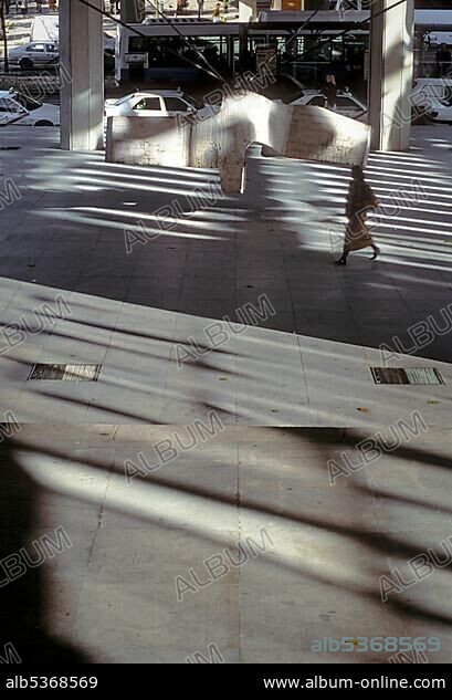 La Sirena Varada of Chillida, contemporary sculpture museum, Juan Bravo Street, Madrid, Spain, Europe.