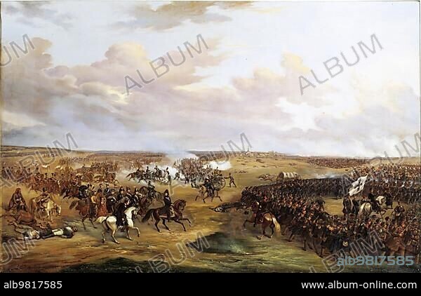 Battle of Dennewitz; 6 September 1813; part of the Wars of Liberation. In it; Prussian; Russian and Swedish troops of the Northern Army; led by Friedrich Wilhelm von Bülow and Bogislav Friedrich Emanuel von Tauentzien; defeated the French army and the Saxons allied with it under Marshal Michel Ney; Historical; digitally restored reproduction from an original of the time; Battle of Dennewitz; 6 September 1813; part of the Wars of Liberation. In it; Prussian; Russian and Swedish troops defeated de.