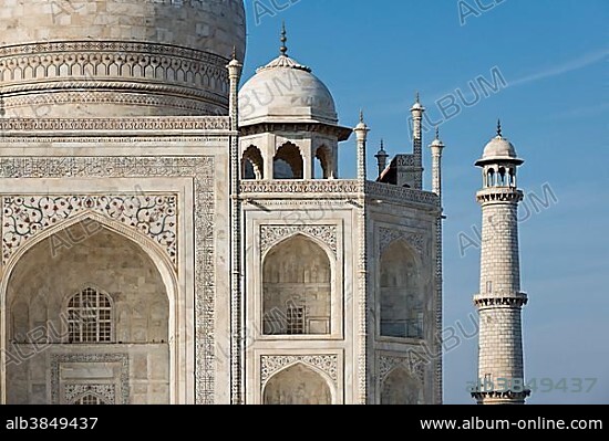 Taj Mahal, mausoleum, UNESCO World Heritage Site, Agra, Uttar Pradesh, India, Asia.