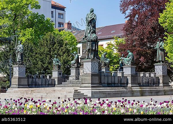 Luther Monument, Worms, Rhineland-Palatinate, Germany, Europe.
