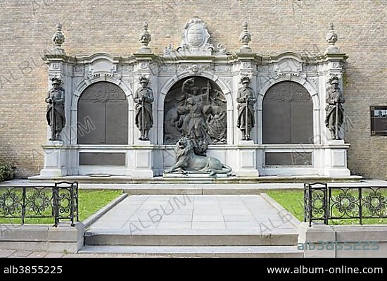 War Memorial First and Second World War, Ypres, West Flanders, Belgium, Europe.