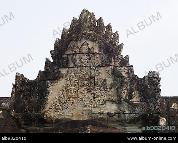 Angkor Wat Temple; Siem Reap Province; Angkor's Temple Complex Site listed as World Heritage by Unesco in 1192; built at the XIIth Century; Cambodia; Asia.