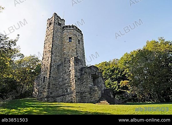 Eugen-Richter-Turm observation tower, Hagen, North Rhine-Westphalia, Germany, Europe, PublicGround, Europe.