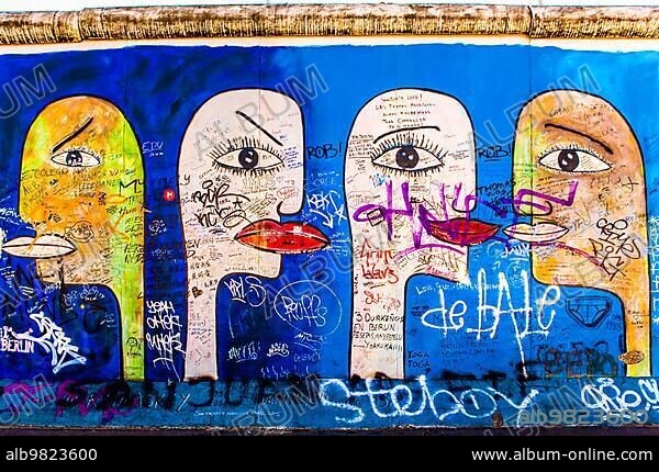 Tolerance by Mary Mackey; USA; East Side Gallery; Berlin Wall; North America.