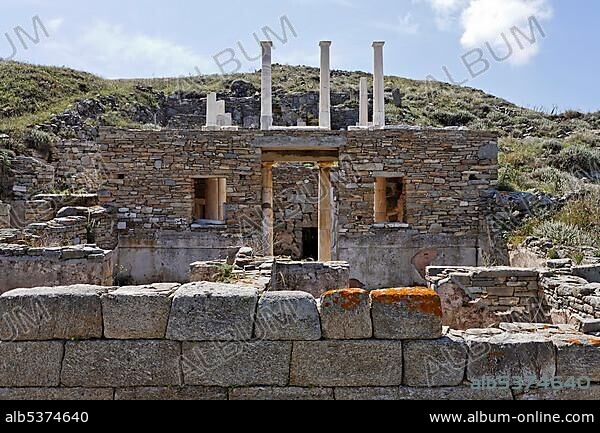 House of Hermes , Delos, Greece