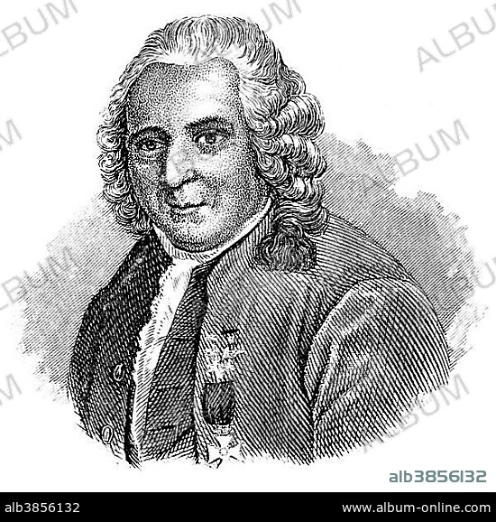 Portrait of Carl Linnaeus, also known as Carl von Linné, 1707 - 1778, a Swedish botanist, physician, and zoologist.