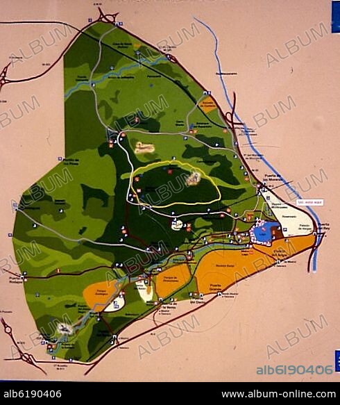 MAPA DE LA CASA DE CAMPO.